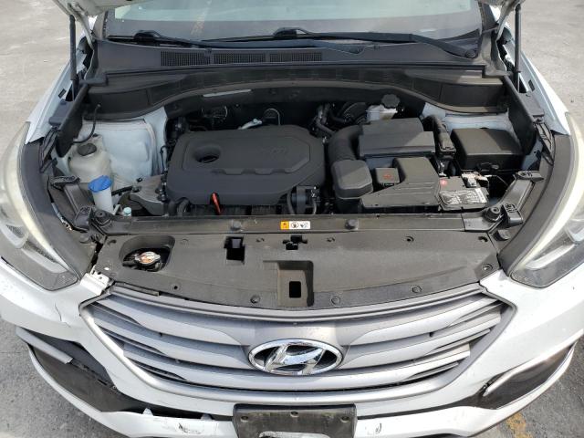 5NMZT3LB7JH076555 - 2018 HYUNDAI SANTA FE S WHITE photo 12