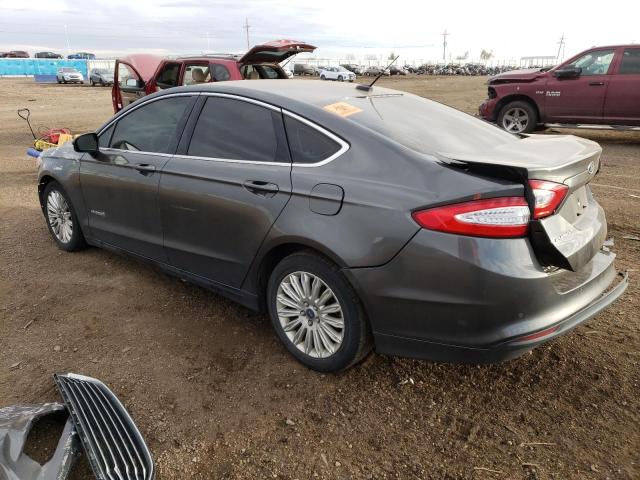 3FA6P0LU0FR169793 - 2015 FORD FUSION SE HYBRID CHARCOAL photo 2