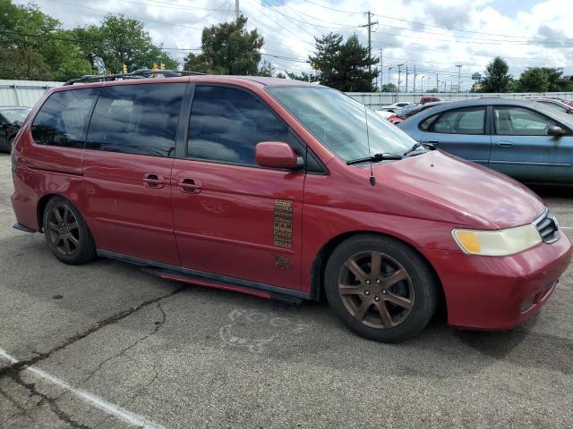 5FNRL18632B044401 - 2002 HONDA ODYSSEY EX RED photo 4