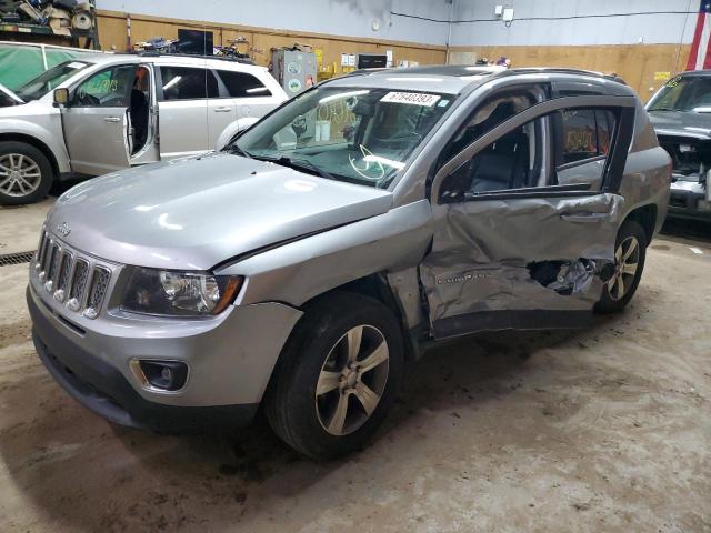 1C4NJDEB8GD810497 - 2016 JEEP COMPASS LATITUDE SILVER photo 1