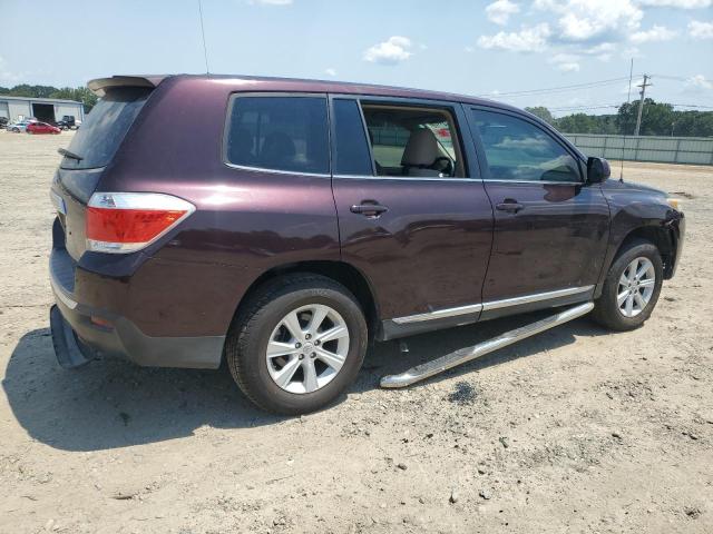 5TDZA3EH7CS029615 - 2012 TOYOTA HIGHLANDER BASE برغندي صورة 3