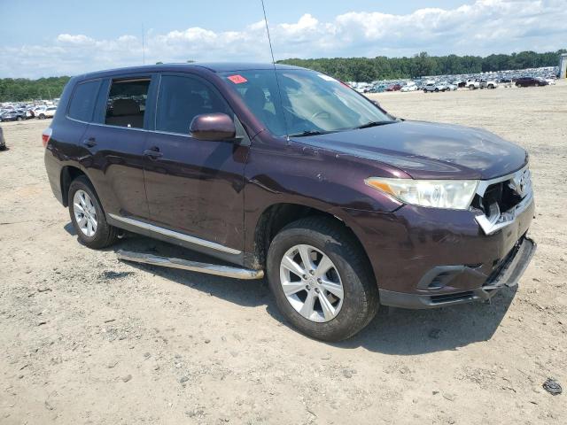 5TDZA3EH7CS029615 - 2012 TOYOTA HIGHLANDER BASE برغندي صورة 4