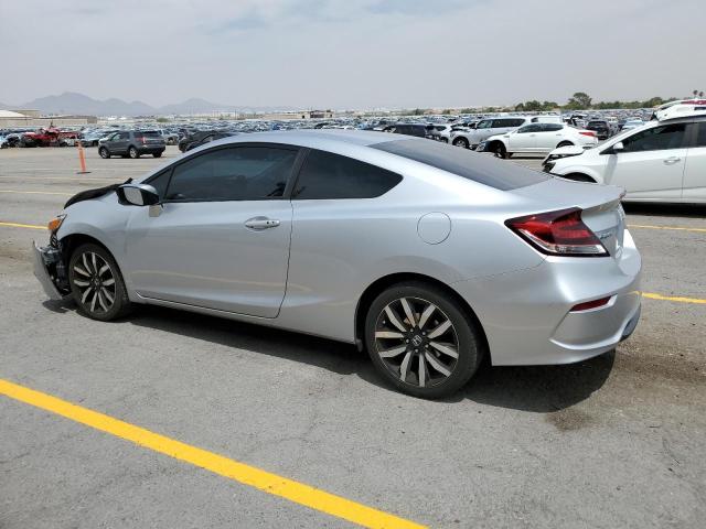 2HGFG3B07FH520965 - 2015 HONDA CIVIC EXL SILVER photo 2