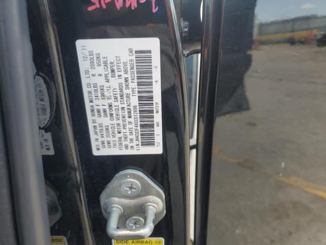 JH4CU2F4XCC012696 - 2012 ACURA TSX BLACK photo 12