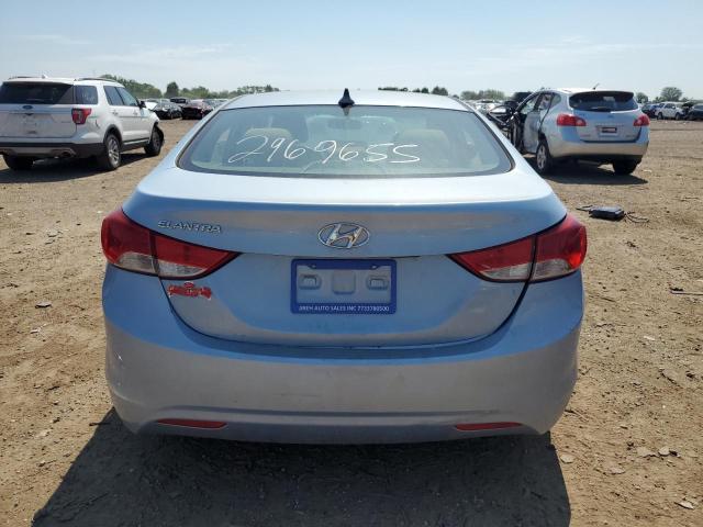 KMHDH4AE5BU121691 - 2011 HYUNDAI ELANTRA GLS BLUE photo 6