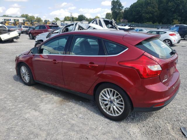 1FADP3N22EL395898 - 2014 FORD FOCUS TITANIUM RED photo 2