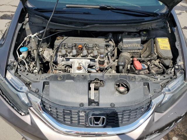 2HGFB2F55DH525822 - 2013 HONDA CIVIC LX GRAY photo 11