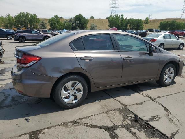 2HGFB2F55DH525822 - 2013 HONDA CIVIC LX GRAY photo 3