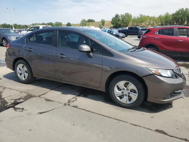 2HGFB2F55DH525822 - 2013 HONDA CIVIC LX GRAY photo 4