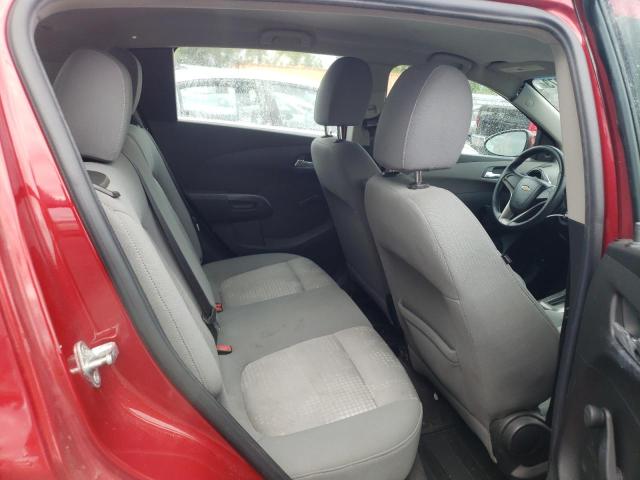 1G1JA6EHXC4110854 - 2012 CHEVROLET SONIC LS 红色 照片 10