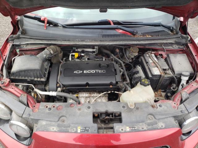1G1JA6EHXC4110854 - 2012 CHEVROLET SONIC LS 红色 照片 11