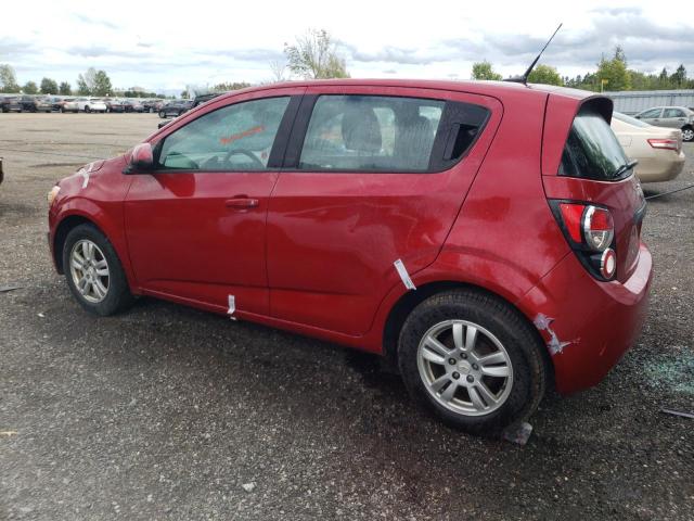 1G1JA6EHXC4110854 - 2012 CHEVROLET SONIC LS RED photo 2