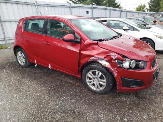 1G1JA6EHXC4110854 - 2012 CHEVROLET SONIC LS 红色 照片 4