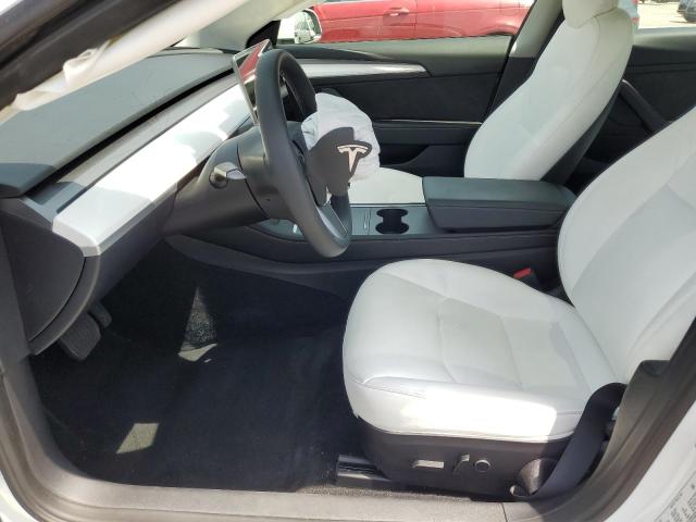 5YJ3E1EB8NF360768 - 2022 TESLA MODEL 3 WHITE photo 7