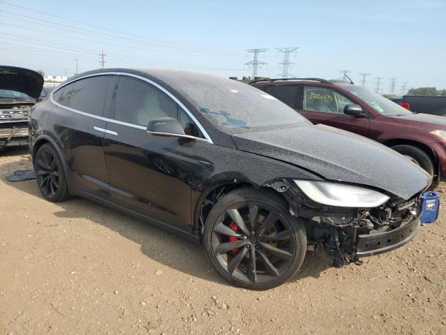 5YJXCBE42JF091904 - 2018 TESLA MODEL X Noir photo 4