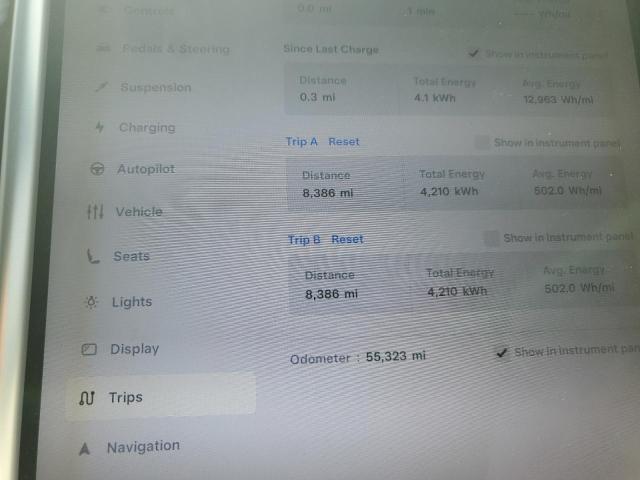 5YJXCBE42JF091904 - 2018 TESLA MODEL X Noir photo 9