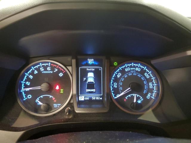 3TMCZ5AN1NM465871 - 2022 TOYOTA TACOMA DOUBLE CAB GRAY photo 9