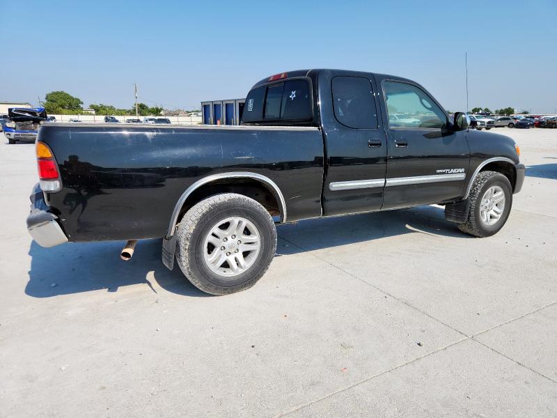 5TBRN34124S440469 - 2004 TOYOTA TUNDRA ACCESS CAB SR5 BLACK photo 3