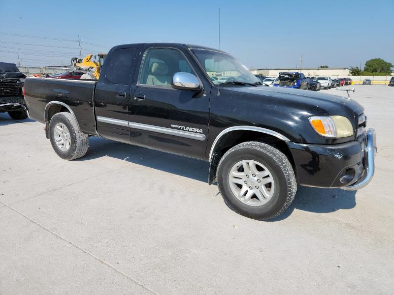 5TBRN34124S440469 - 2004 TOYOTA TUNDRA ACCESS CAB SR5 BLACK photo 4