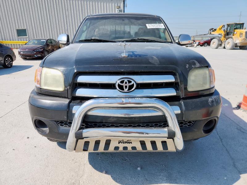5TBRN34124S440469 - 2004 TOYOTA TUNDRA ACCESS CAB SR5 BLACK photo 5