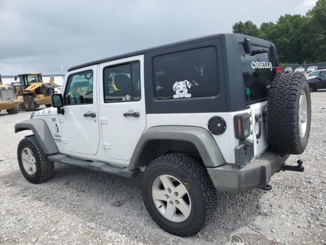 1C4BJWDG9CL196944 - 2012 JEEP WRANGLER U SPORT WHITE photo 2