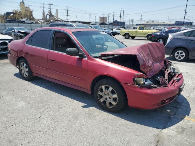 1HGCG56692A038410 - 2002 HONDA ACCORD EX RED photo 4