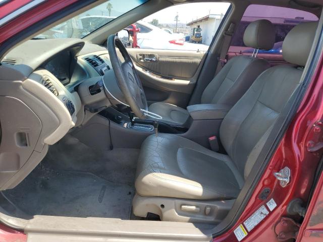 1HGCG56692A038410 - 2002 HONDA ACCORD EX RED photo 7