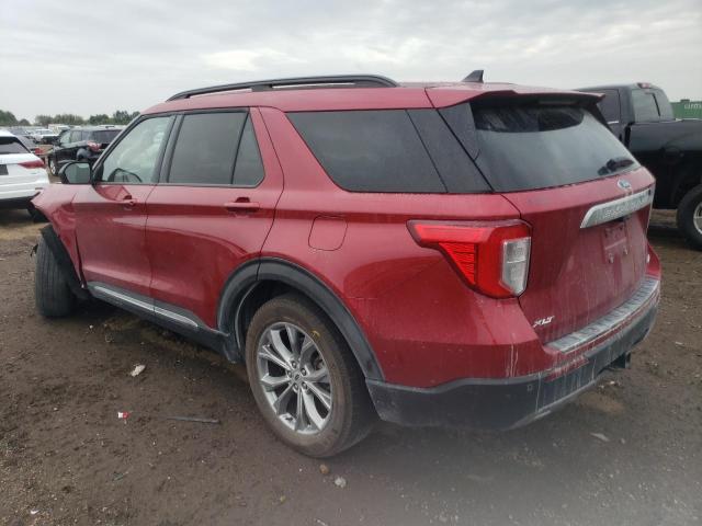 1FMSK8DH3NGA61998 - 2022 FORD EXPLORER XLT RED photo 2