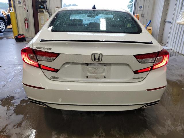1HGCV1F30NA035162 - 2022 HONDA ACCORD SPORT WHITE photo 6