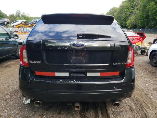 2FMDK3KCXBBB04707 - 2011 FORD EDGE LIMITED BLACK photo 6