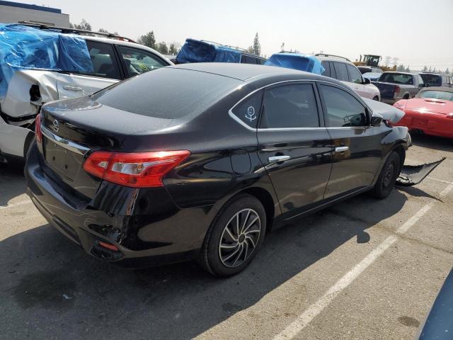 3N1AB7APXKY313796 - 2019 NISSAN SENTRA S BLACK photo 3