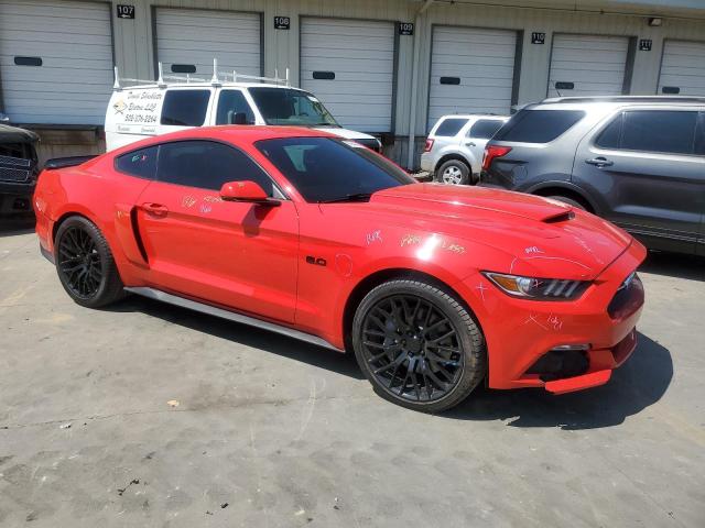 1FA6P8CF8F5306935 - 2015 FORD MUSTANG GT RED photo 4