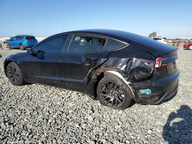 5YJ3E1EA1SF930080 - 2025 TESLA MODEL 3 BLACK photo 2