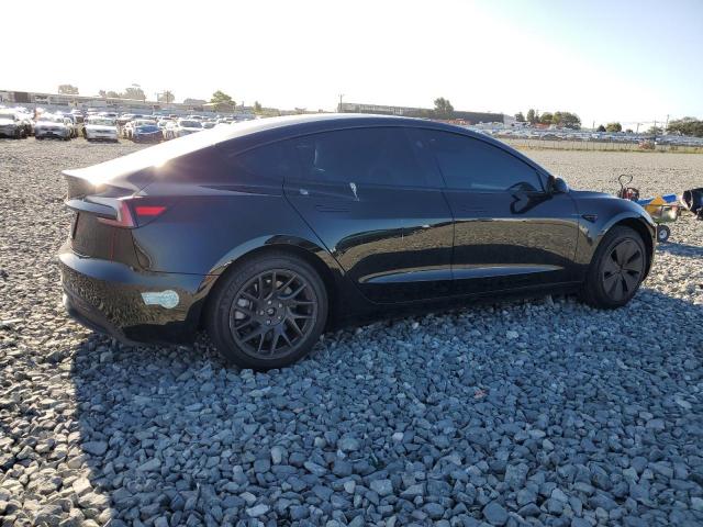 5YJ3E1EA1SF930080 - 2025 TESLA MODEL 3 BLACK photo 3