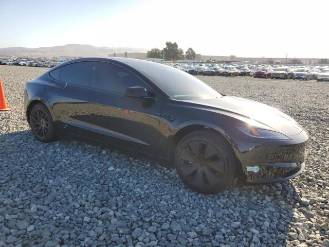 5YJ3E1EA1SF930080 - 2025 TESLA MODEL 3 BLACK photo 4