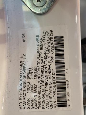 19XFL2H81PE004227 - 2023 HONDA CIVIC SPORT 白色 照片 12