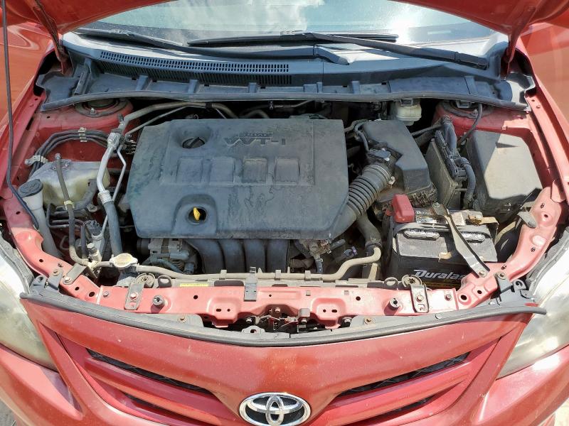 5YFBU4EE9CP071961 - 2012 TOYOTA COROLLA BASE 红色 照片 11
