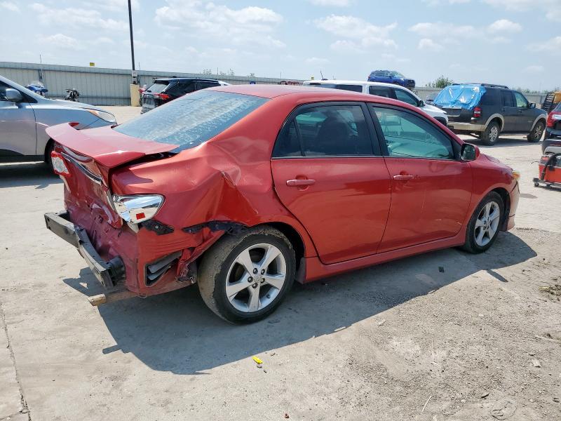 5YFBU4EE9CP071961 - 2012 TOYOTA COROLLA BASE 红色 照片 3