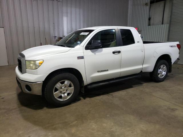 5TFRV54187X026355 - 2007 TOYOTA TUNDRA DOUBLE CAB SR5 WHITE photo 1