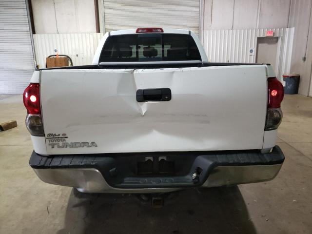 5TFRV54187X026355 - 2007 TOYOTA TUNDRA DOUBLE CAB SR5 WHITE photo 6