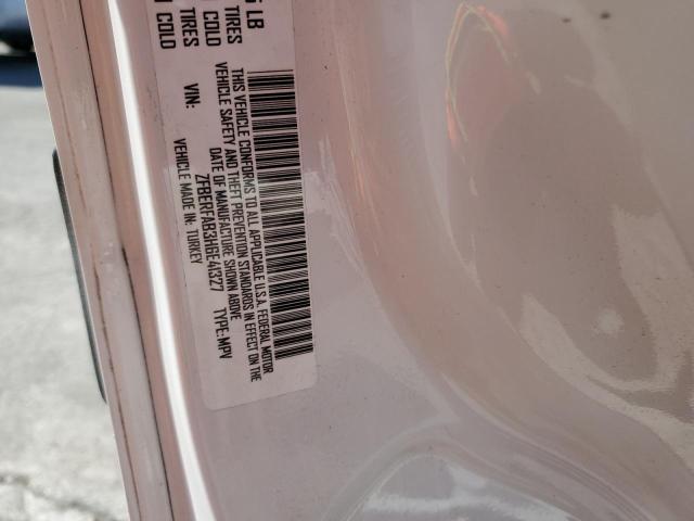 ZFBERFAB3H6E41327 - 2017 RAM PROMASTER თეთრი ფოტო 13