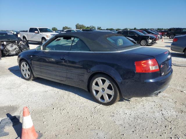 WUARL48H95K901222 - 2005 AUDI S4 QUATTRO CABRIOLET BLUE photo 2