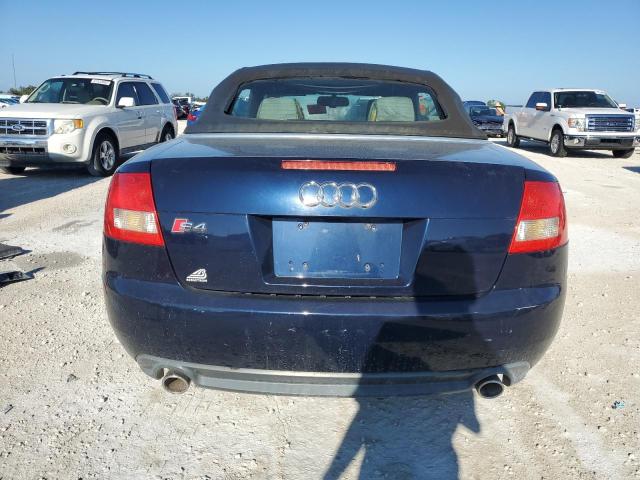 WUARL48H95K901222 - 2005 AUDI S4 QUATTRO CABRIOLET BLUE photo 6