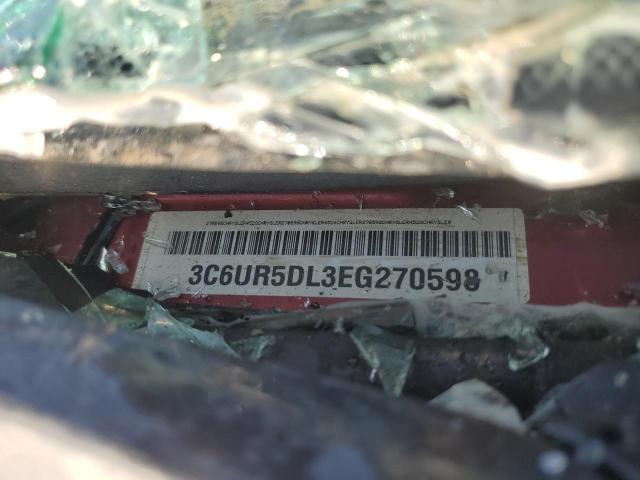 3C6UR5DL3EG270598 - 2014 RAM 2500 SLT BURGUNDY photo 12