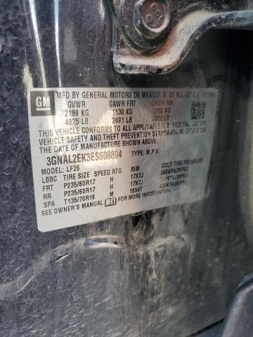 3GNAL2EK3ES608894 - 2014 CHEVROLET CAPTIVA LS 黑色 照片 12