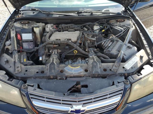 2G1WF52E649240057 - 2004 CHEVROLET IMPALA BLACK photo 11