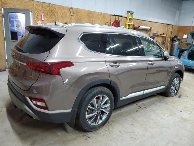 5NMS3CADXLH210466 - 2020 HYUNDAI SANTA FE SEL BROWN photo 3