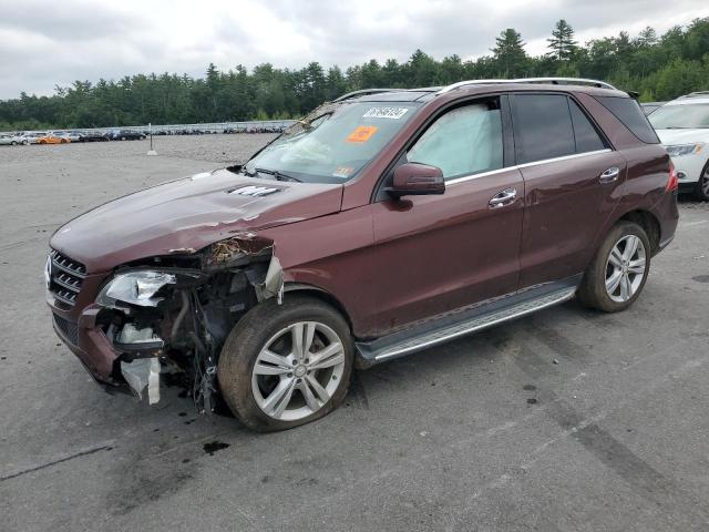 4JGDA5HB9DA172587 - 2013 MERCEDES-BENZ ML 350 4MATIC RED photo 1