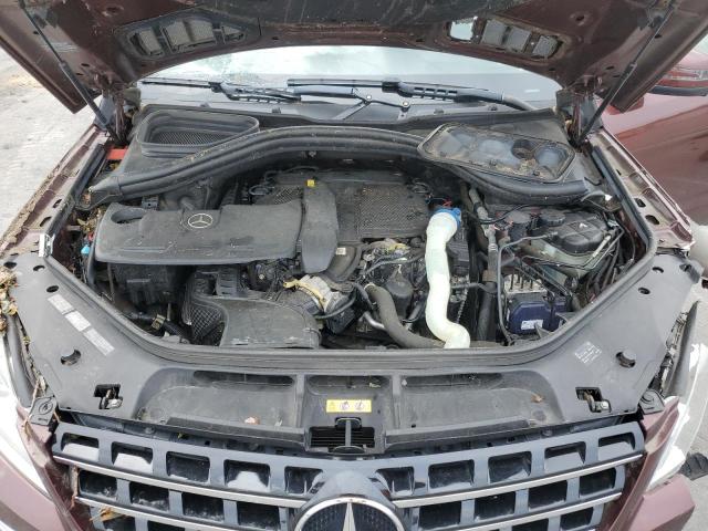 4JGDA5HB9DA172587 - 2013 MERCEDES-BENZ ML 350 4MATIC RED photo 11