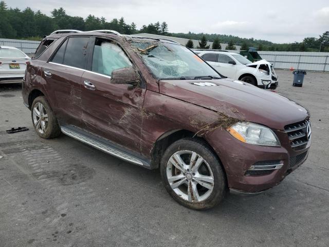 4JGDA5HB9DA172587 - 2013 MERCEDES-BENZ ML 350 4MATIC RED photo 4